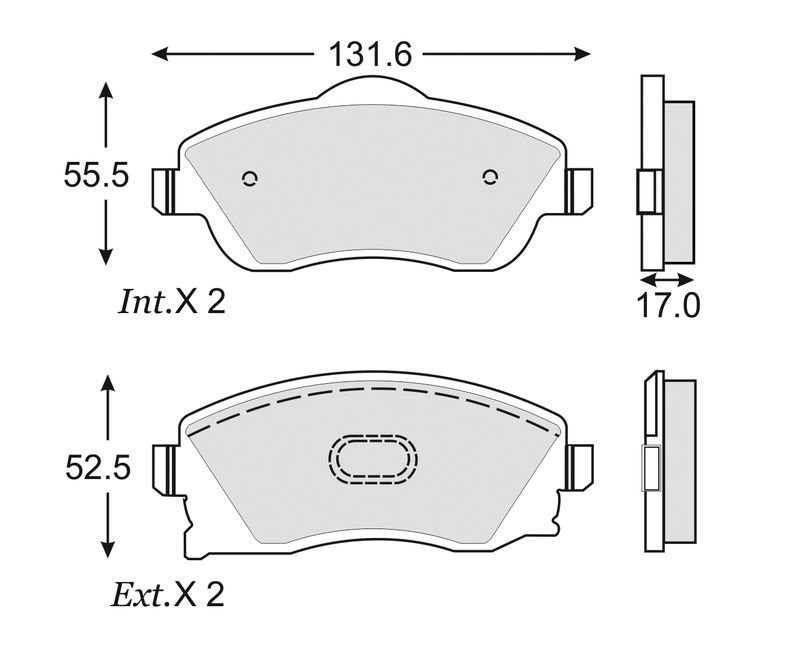 BALATA CHEVROLET CORSA TORNADO